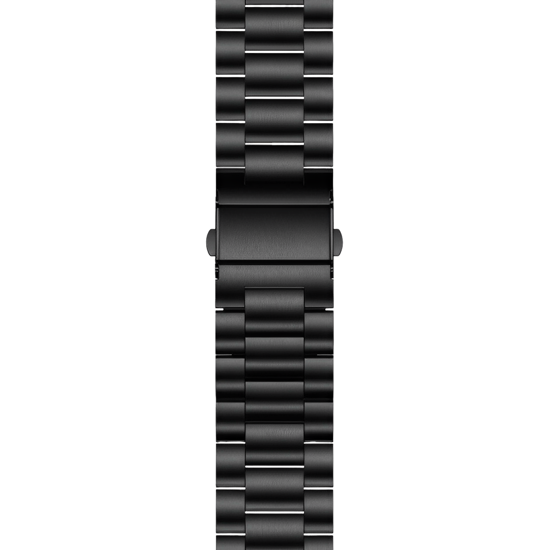 Bracciale a acciaio nero