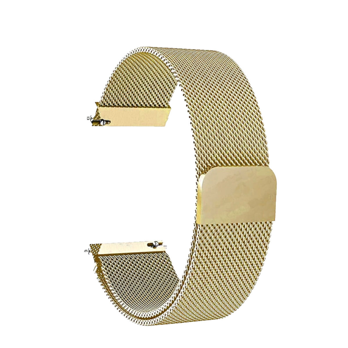 Cinturino a maglia milanese oro