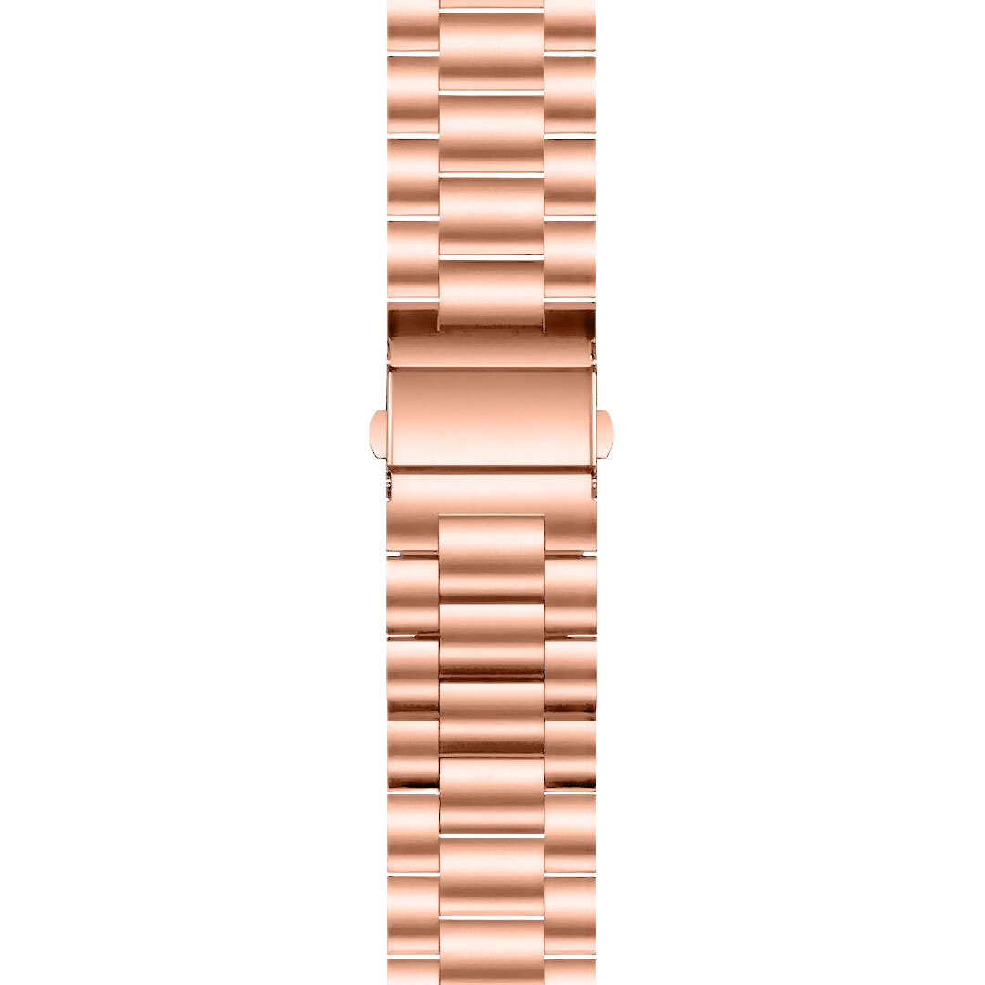 Bracciale a acciaio color oro rosa