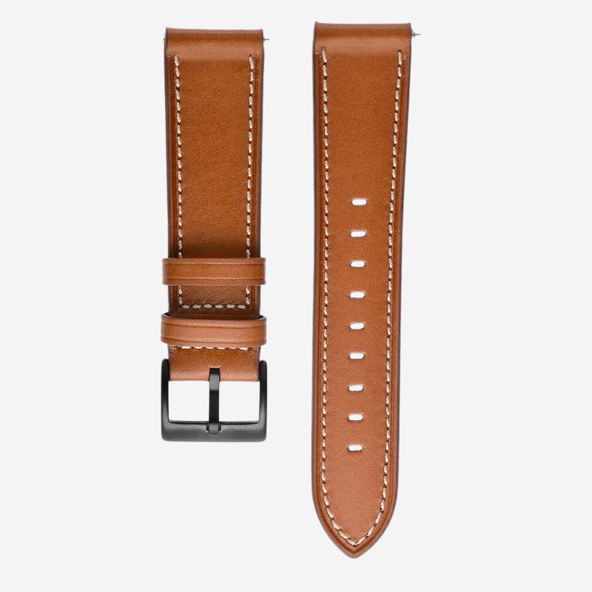Cinturino in pelle marrone