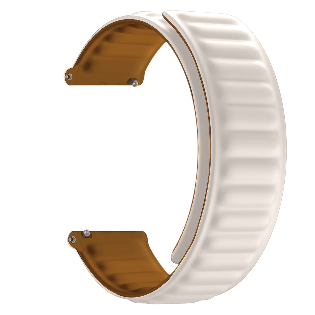 Cinturino a maglie magnetiche bianco