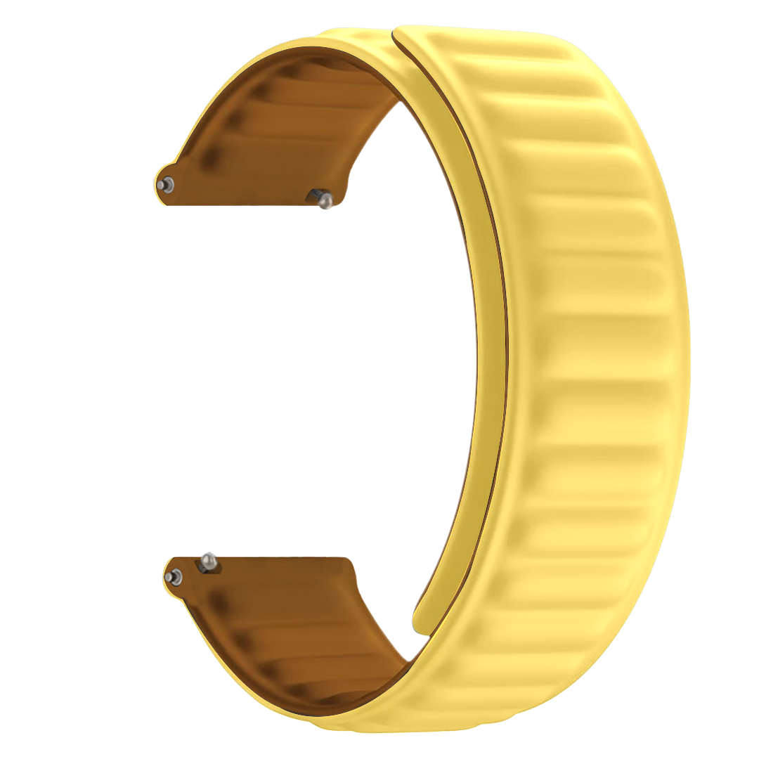 Cinturino a maglie magnetiche giallo
