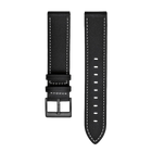 Cinturino in pelle nera