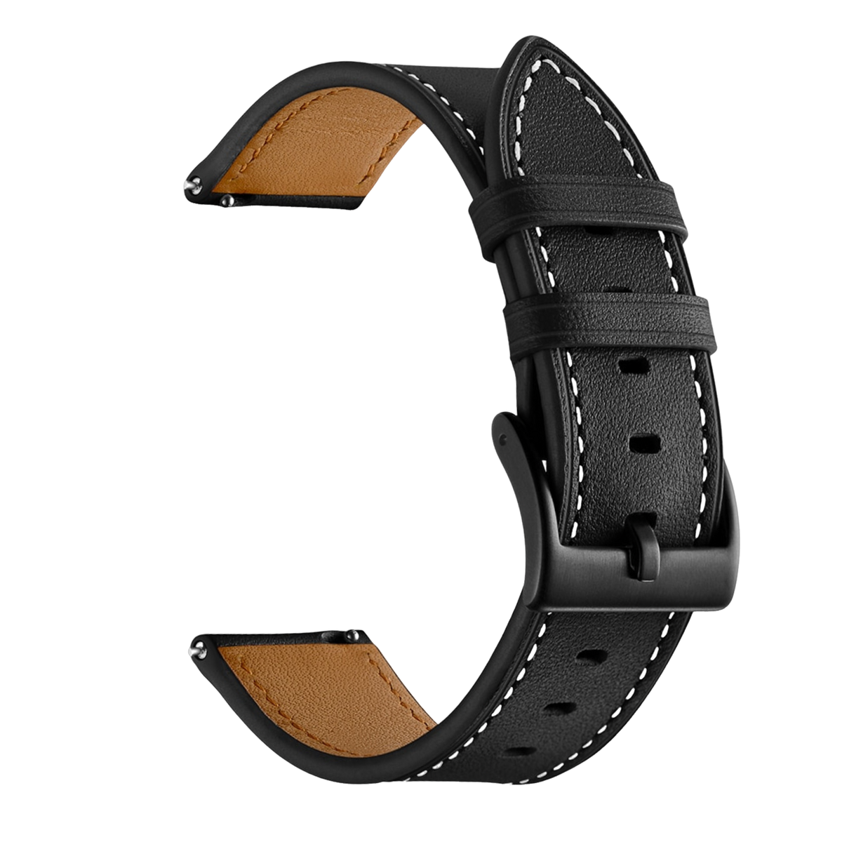Cinturino in pelle nera