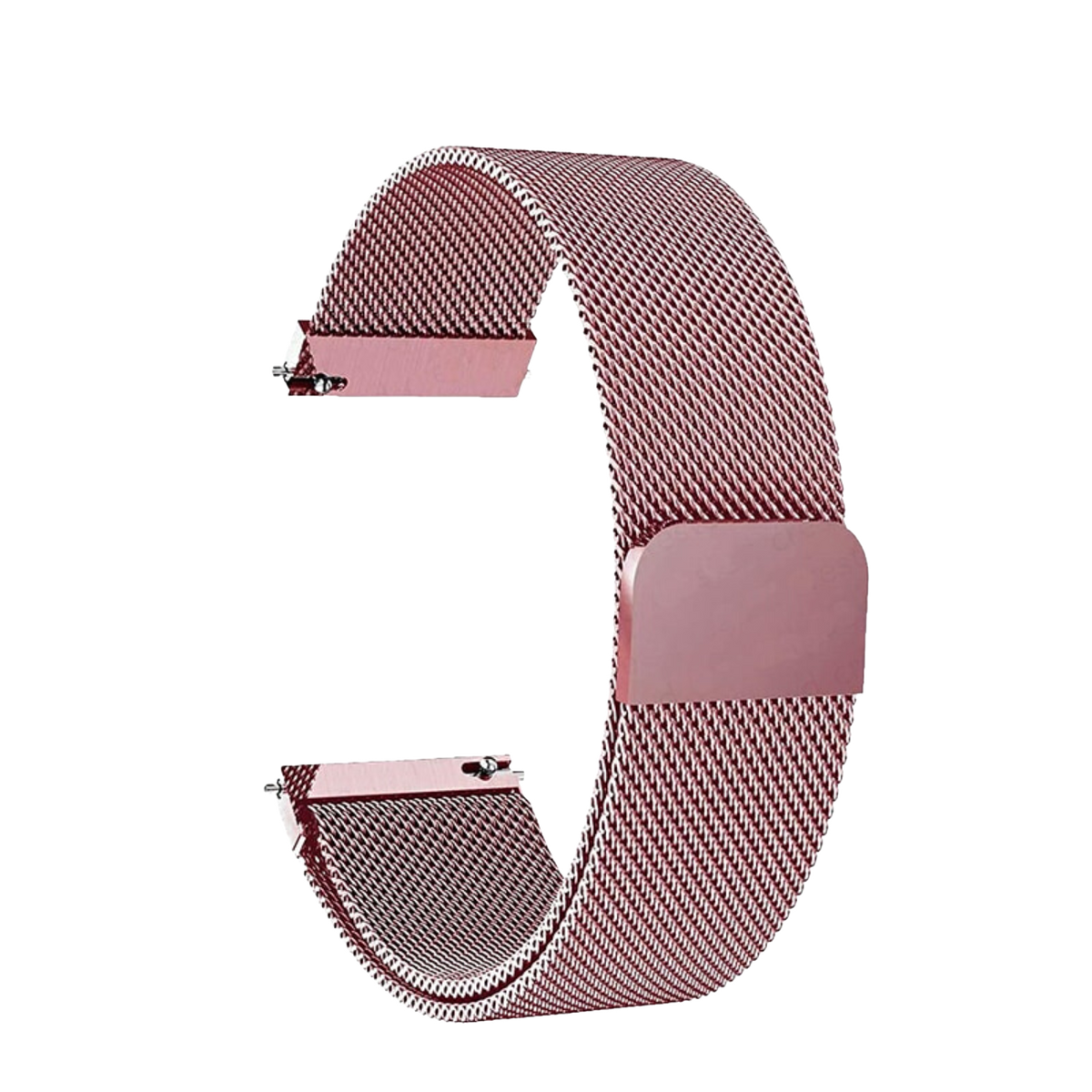 Cinturino a maglia milanese rosa