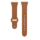 Cinturino in pelle con fibbia moderna marrone