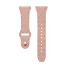 Cinturino in pelle con fibbia moderna rosa